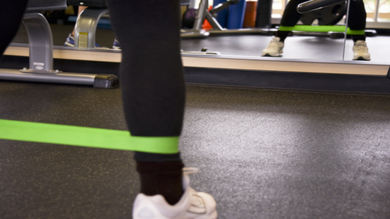training with a band